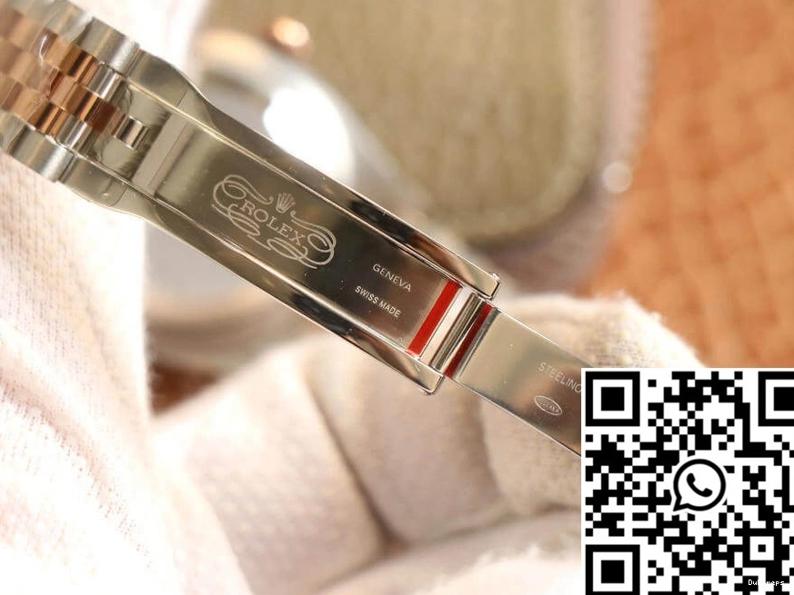 Factory EW Gold Datejust Rose M126231-0027 Diamonds Dial Rolex 0206